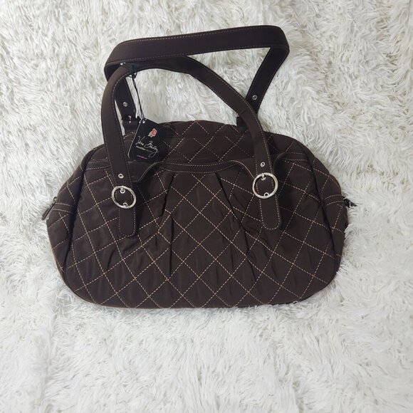 NWT Vera Bradley Espresso Oh Baby Diaper Bag - Picture 1 of 9